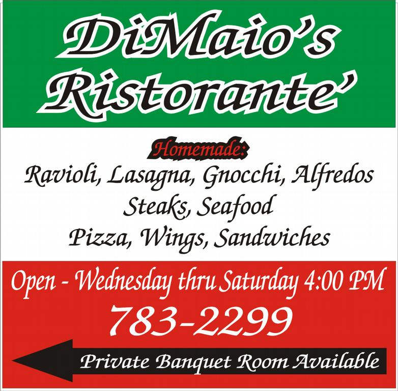 Dimaio's Ristorante' Rural Valley PA 16249 7247832299